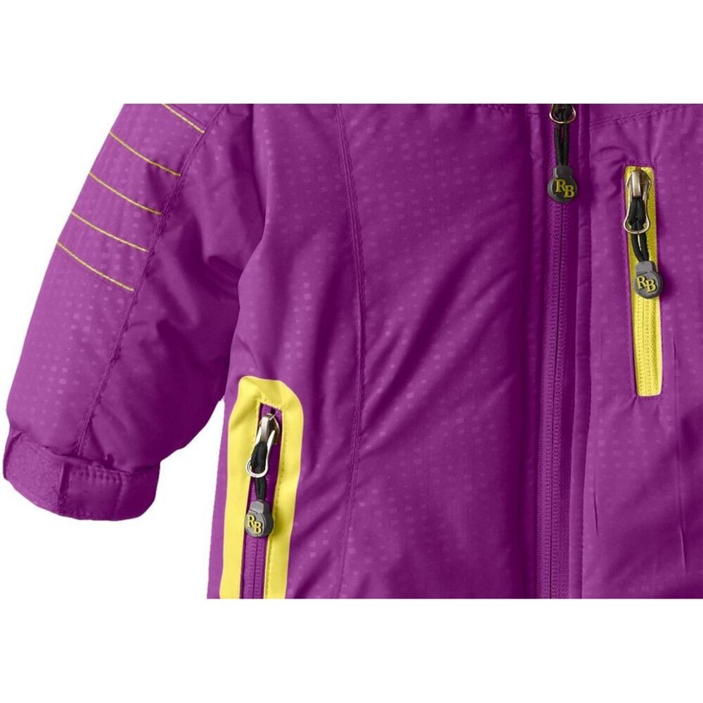 Rugged Bear Baby Girls Snowsuit-Style Winter Puffer Coat Hooded Jacket - Picture 4 of 9